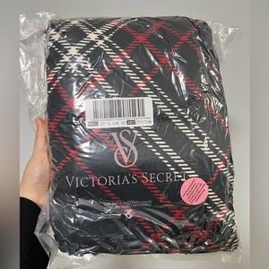 Victoria's Secret Tartan Throw Blanket